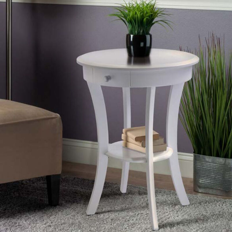 Winsome Solid Composite Wood Sasha Round Accent Table image number 2