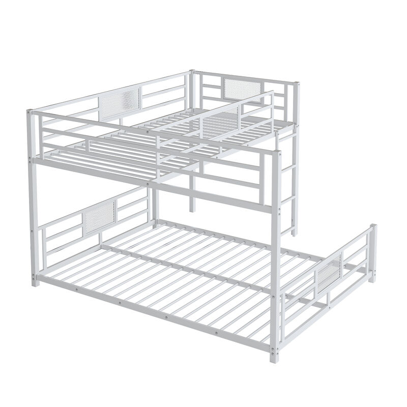 Merax L-shaped Metal Twin over Full Size Bunk Bed