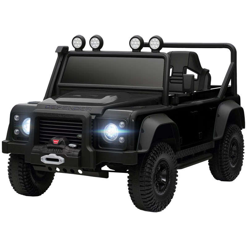 BreeBe Land Rover Licensed Electric Car for Kids with Remote Control, Dual Motors, Spring Suspension, LED Lights image number 0
