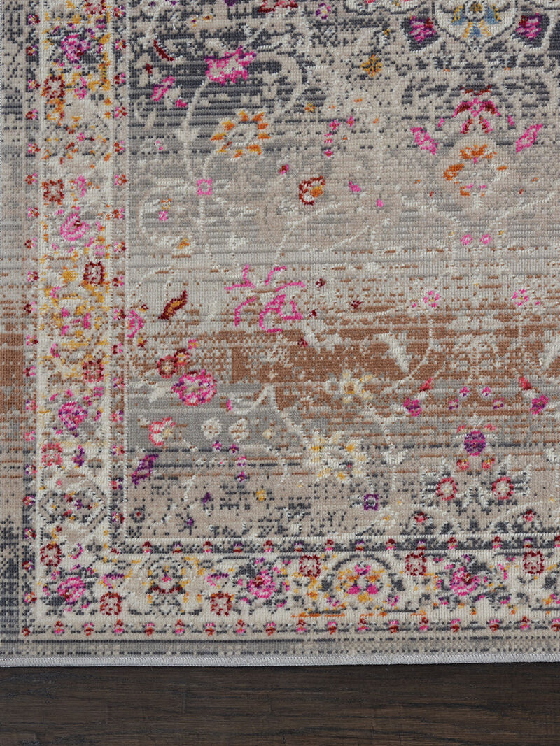 Vintage Kashan VKA01 Gray 2' x 6' Rug