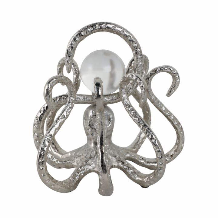 8x8" Octopus With Acrylic Ball