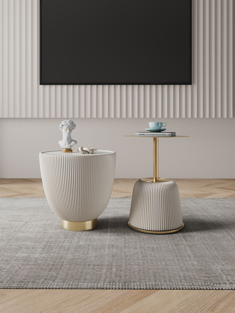 Anderson Cream End Table and Accent Table Set