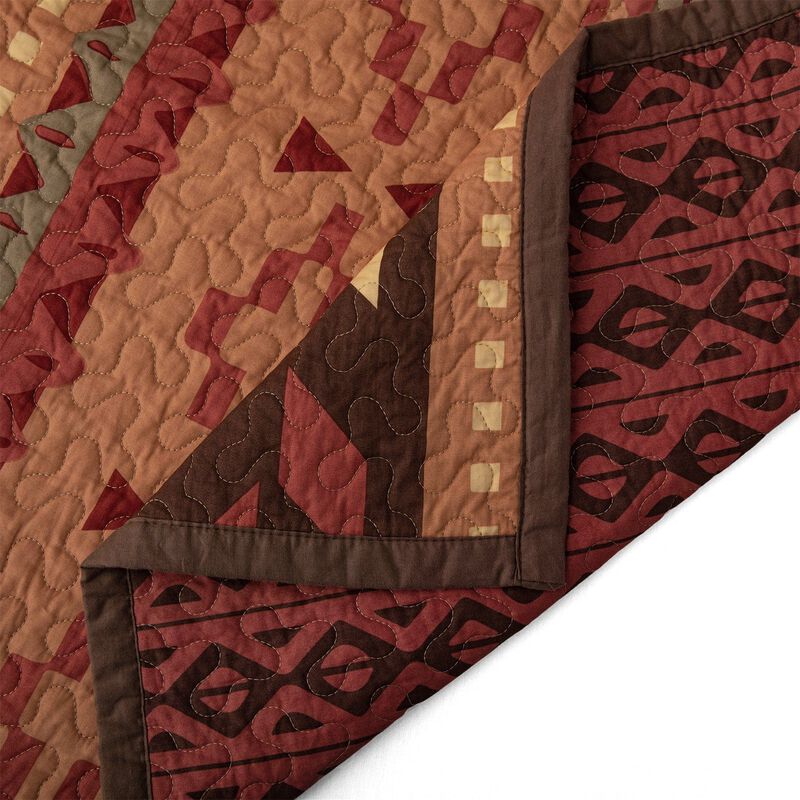 Broken Arrow Reversible Twin Quilt Set image number 4