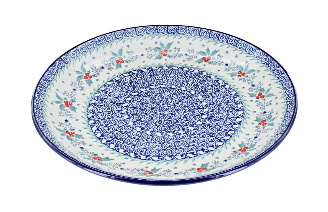 Blue Rose Polish Pottery Maria Dinner Plate