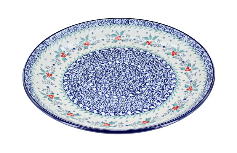 Blue Rose Polish Pottery Maria Dinner Plate