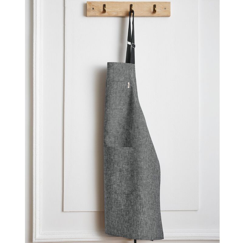 Solino Home 100% Pure Linen Linen Apron - Kitchen Linen image number 1