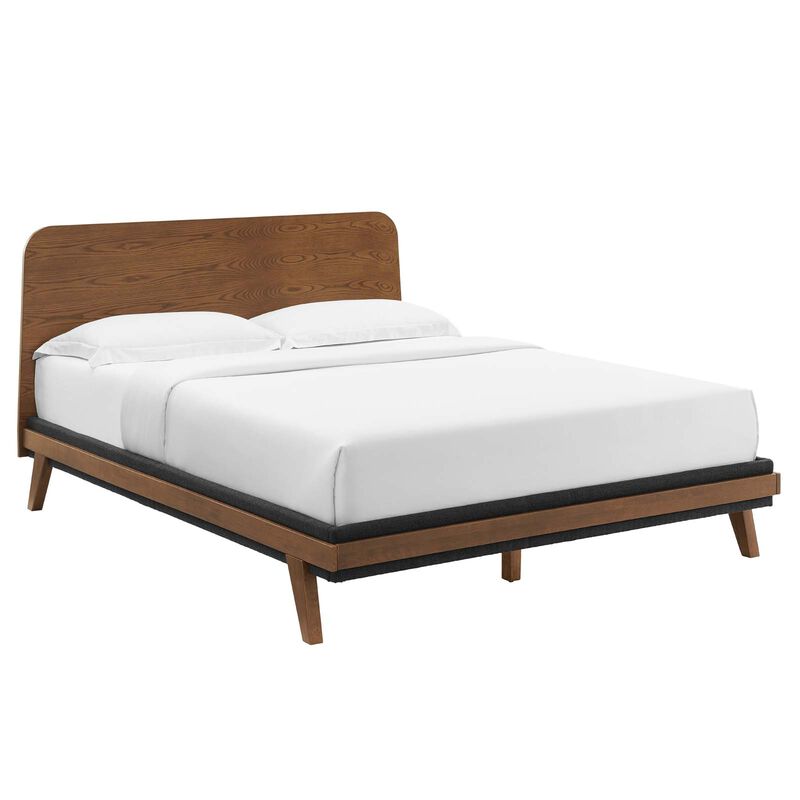 Modway - Dylan Queen Platform Bed Walnut image number 0