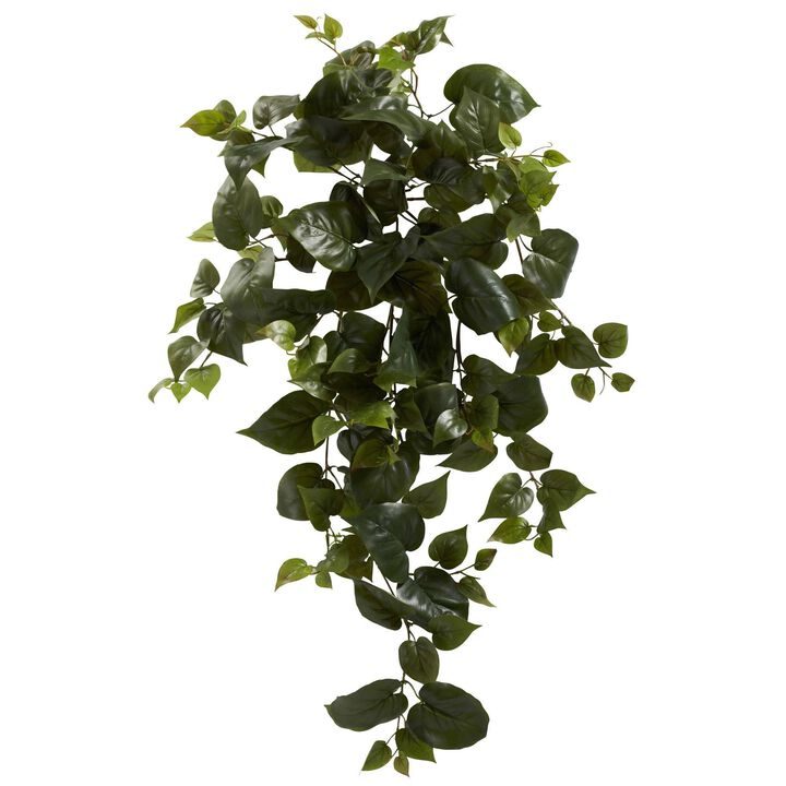 Nearly Natural 34-in Philo Hanging Artificial Plant (Set of 3)