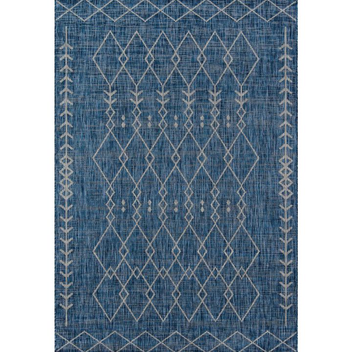 Novogratz Contemporary Runner Area Rug, Blue, 2'7 X 7'6 Runner