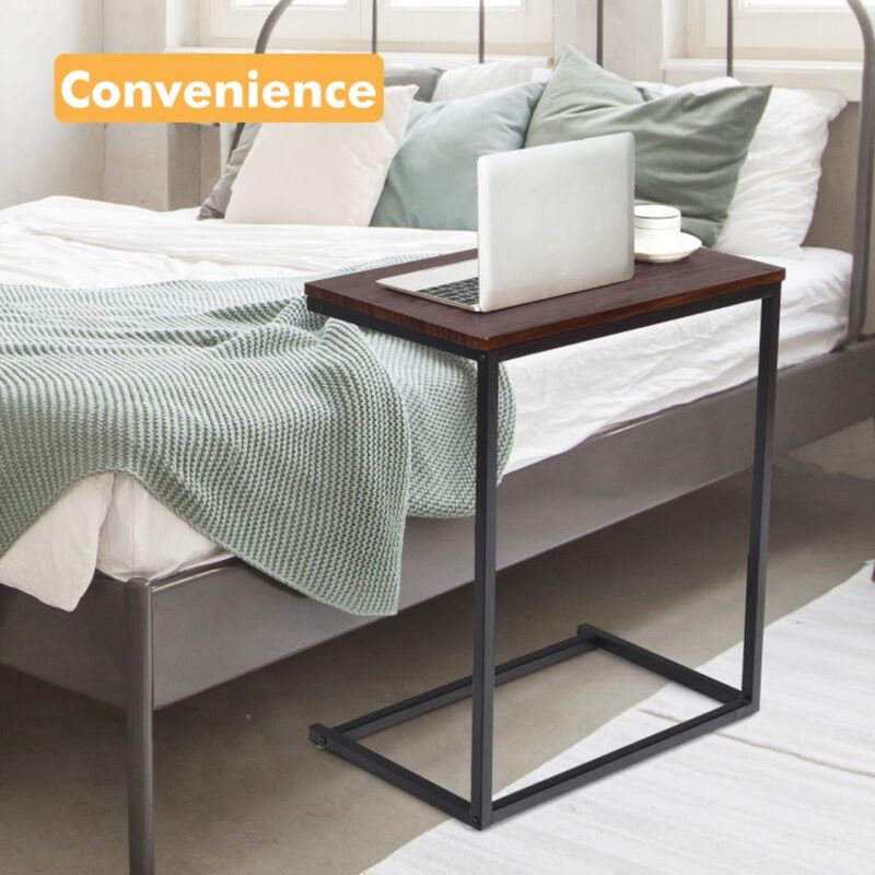 Hivvago 26 Inch Beside Sofa Laptop Holder End Stand Desk