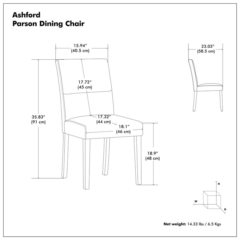 Ashford Parson Dining Chair (Set of 2)
