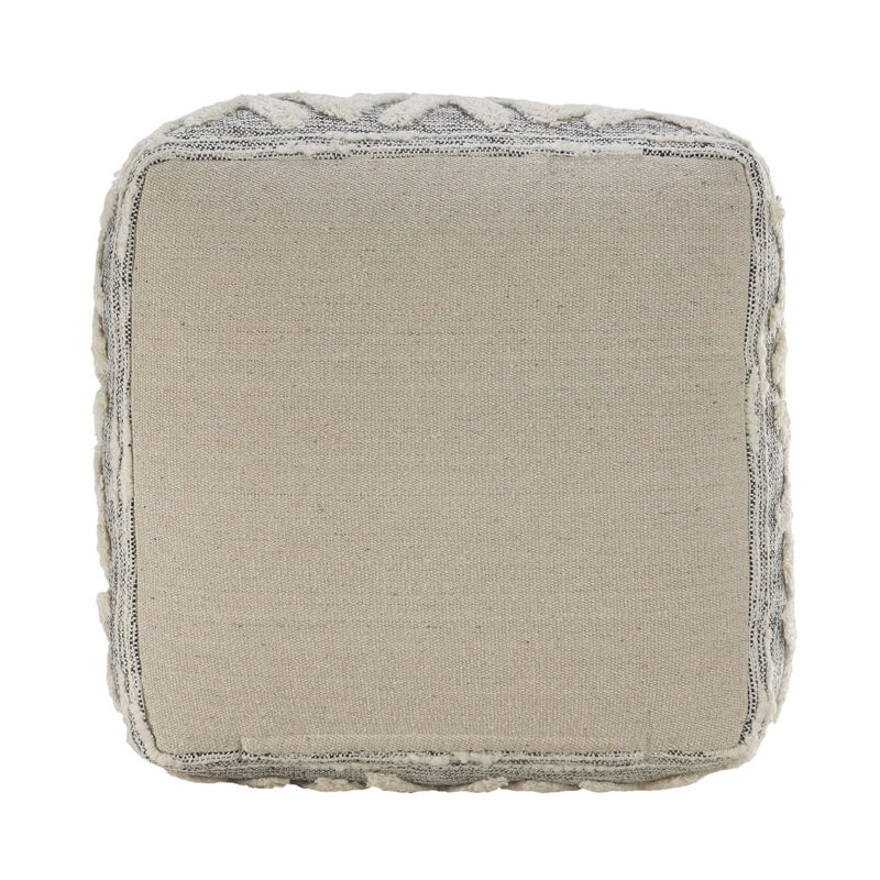 Polyester Ottoman for Living Room, Bedroom, or Lounge Seating