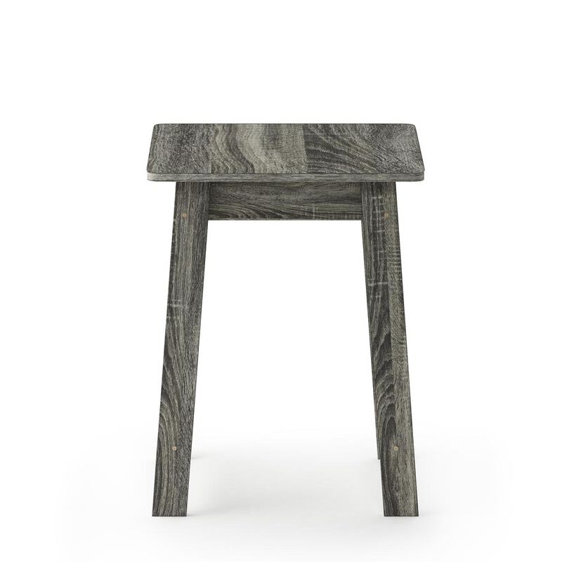 Furinno Beginning End Table, French Oak Grey
