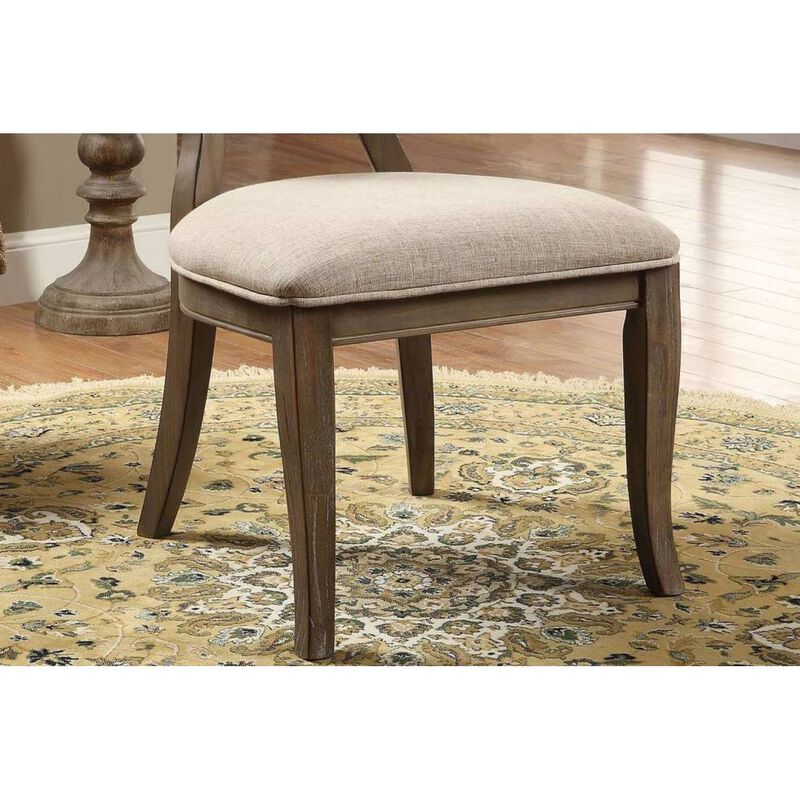 Streamdale Rustic Oak Dining Chairs (Set of 2) image number 5