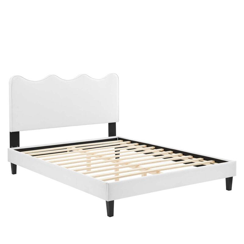 Modway - Current Performance Velvet Full Platform Bed image number 3