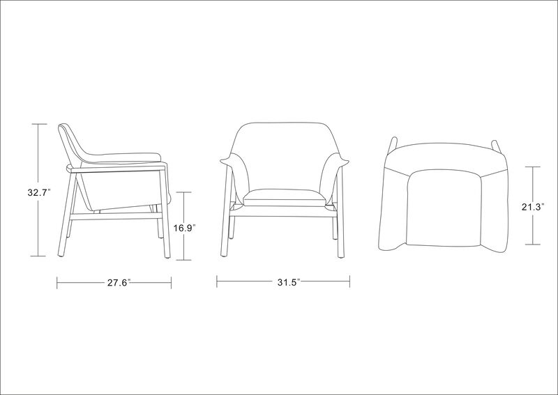 Miller Gray Accent Chair