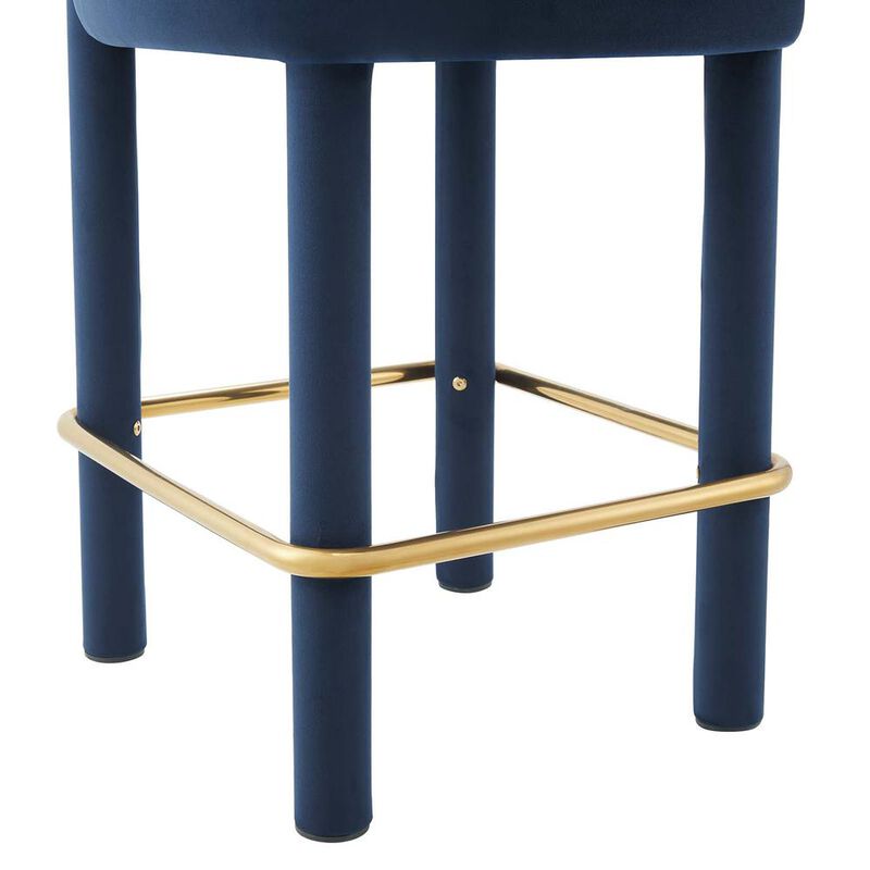 Toulouse Performance Velvet Counter Stool - Set of 2 image number 5