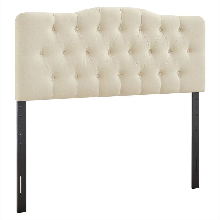 Annabel Premium Linen Blend Full Headboard