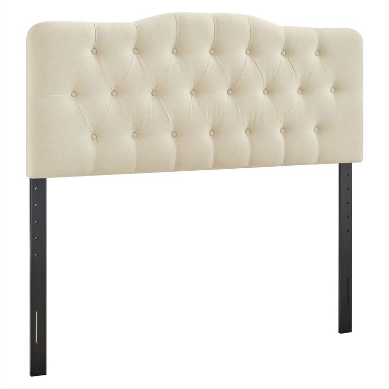 Annabel Premium Linen Blend Full Headboard image number 0