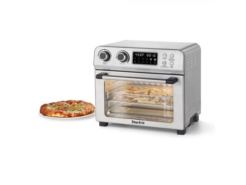 Starfrit - Convection Oven with Hot Air Fryer, 10 Cooking Modes, 1700 Watts, Stainless Steel