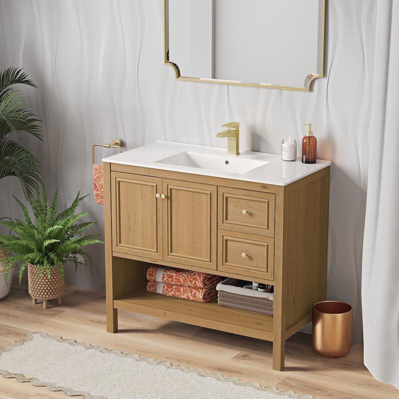 Chateau 36" Freestanding Bathroom Vanity with Sink Top image number 5