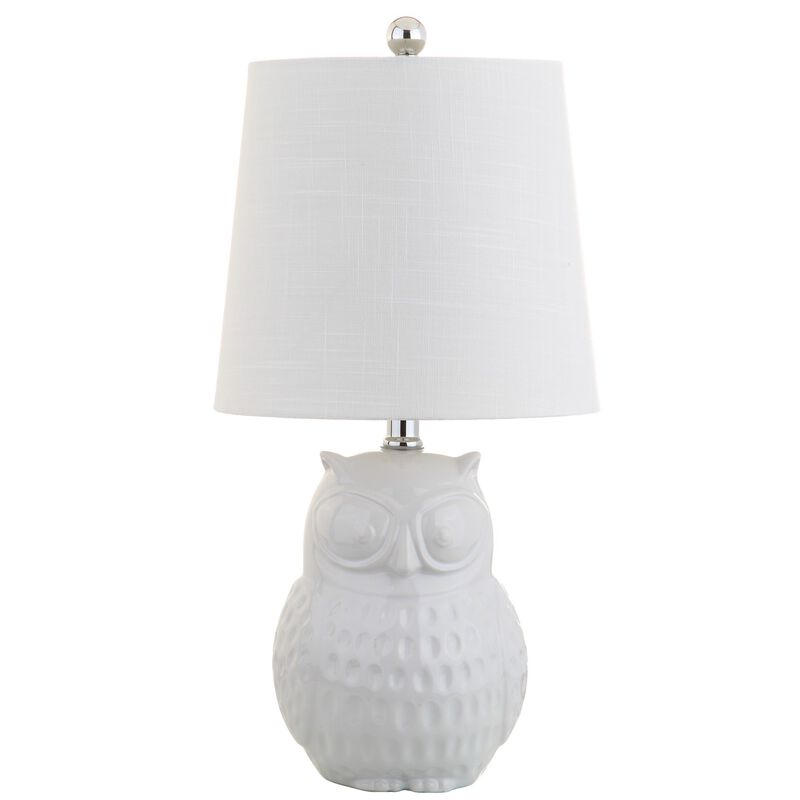 Hoot Ceramic Mini LED Table Lamp
