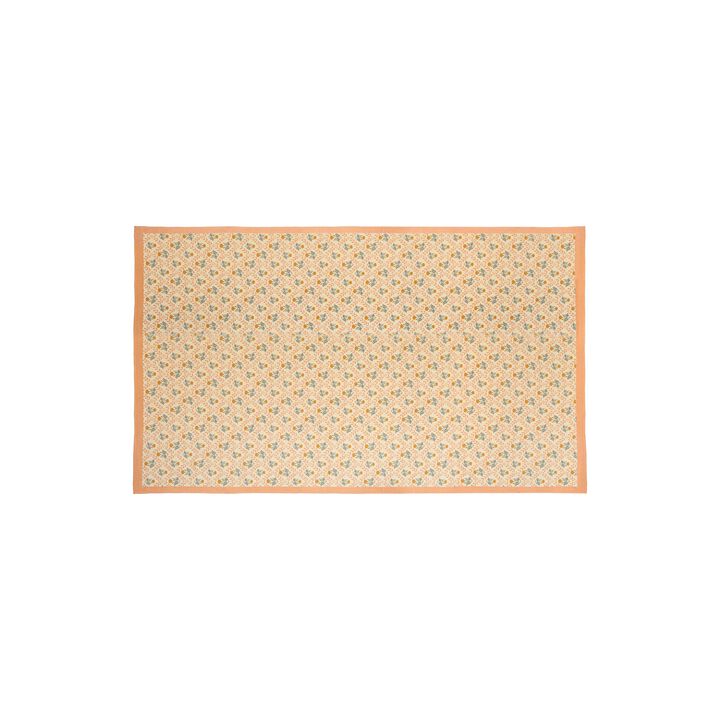 Dolce Olive Green Natural Cotton Table Cloth 70x140"