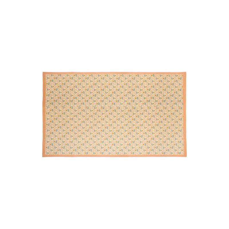 Dolce Olive Green Natural Cotton Table Cloth 70x140" image number 0