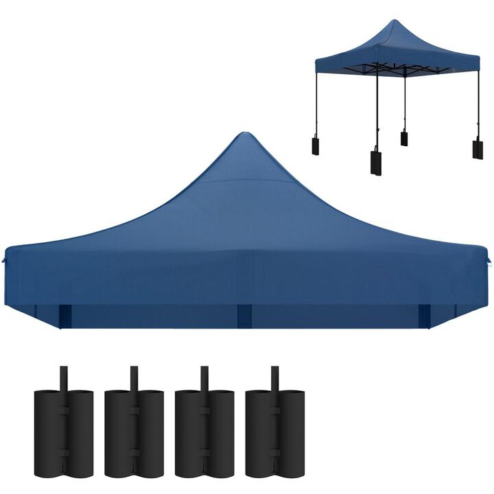 Hivvago Pop Up Tent 10x10 Canopy Top Replacement