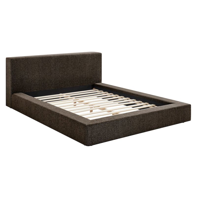 Luma Chenille Upholstered King Platform Bed Frame image number 3