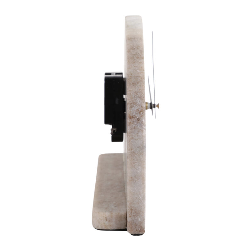 10x6" Half Dome Marble Clock image number 2