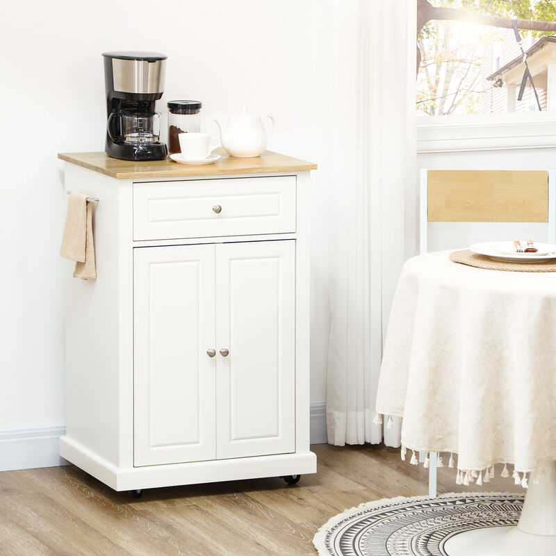 Hivvago Multi-Functional Kitchen Cart with Drawer and Towel Racks image number 1