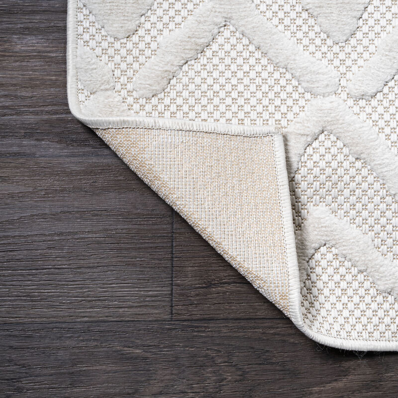 Peralta Moroccan Diamond Indoor/Outdoor Area Rug