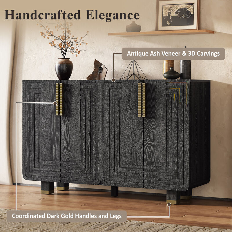 Merax Retro Buffet Cabinet with Storage