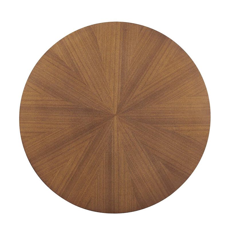 Modway Crossroads Round Wood Coffee Table