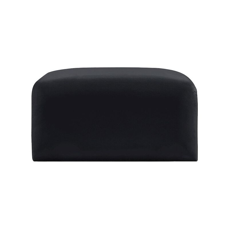 Meridian Furniture Arc Vegan Leather Ottoman