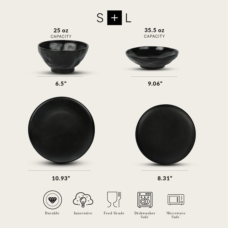 Stone by Mercer Project NENDO Stoneware 32 Piece Dinnerware Set