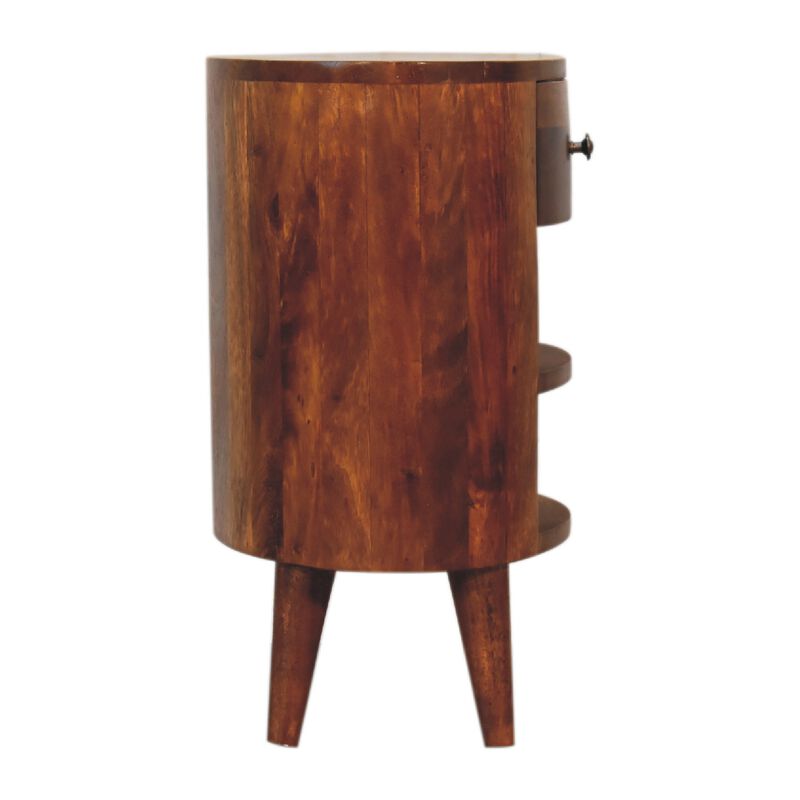 Artisan Furniture Cortez Chestnut 1 Drawer Solid Wood Nightstand