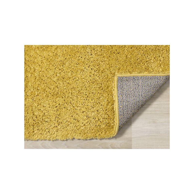 Novelle Home Palmer Soft Yellow Shag Rug, 5'3 x 7'7 image number 4