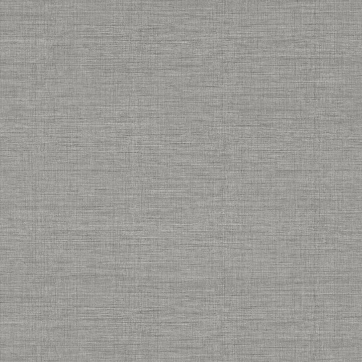 Essence Grey Linen Texture Wallpaper (Set of 2)