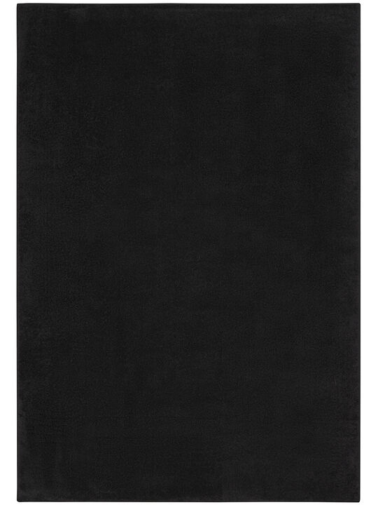 Nourison Essentials NRE01 Black 4' x 6' Rug