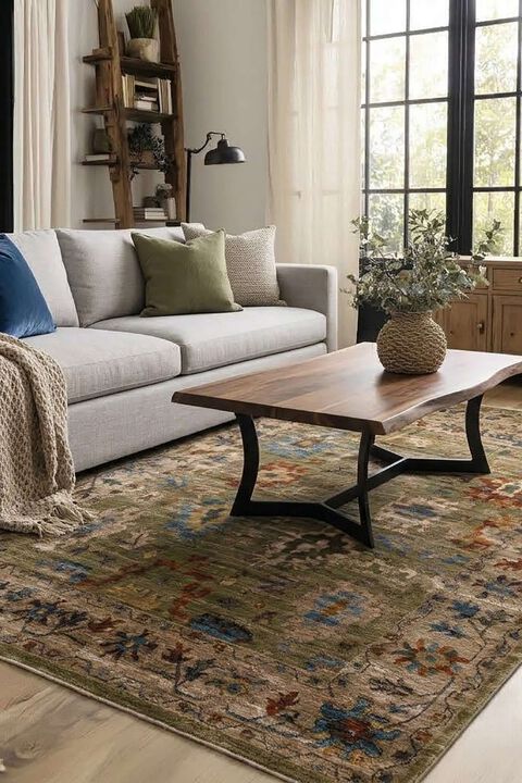 Liora Othello Fern 5'3" x 7'10" Rug