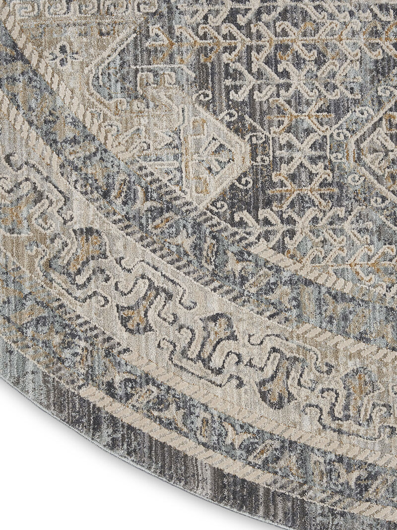 Lynx LNX01 Ivory/Charcoal 5'3" x 7'10" Rug