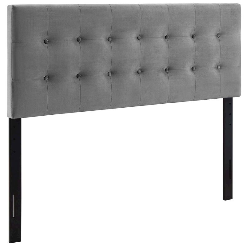 Emily Biscuit Tufted Performance Velvet Full Headboard image number 0