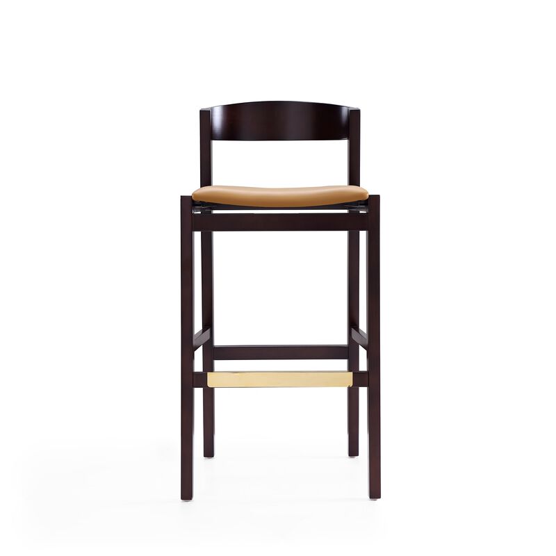 Klismos Tan Bar Stool