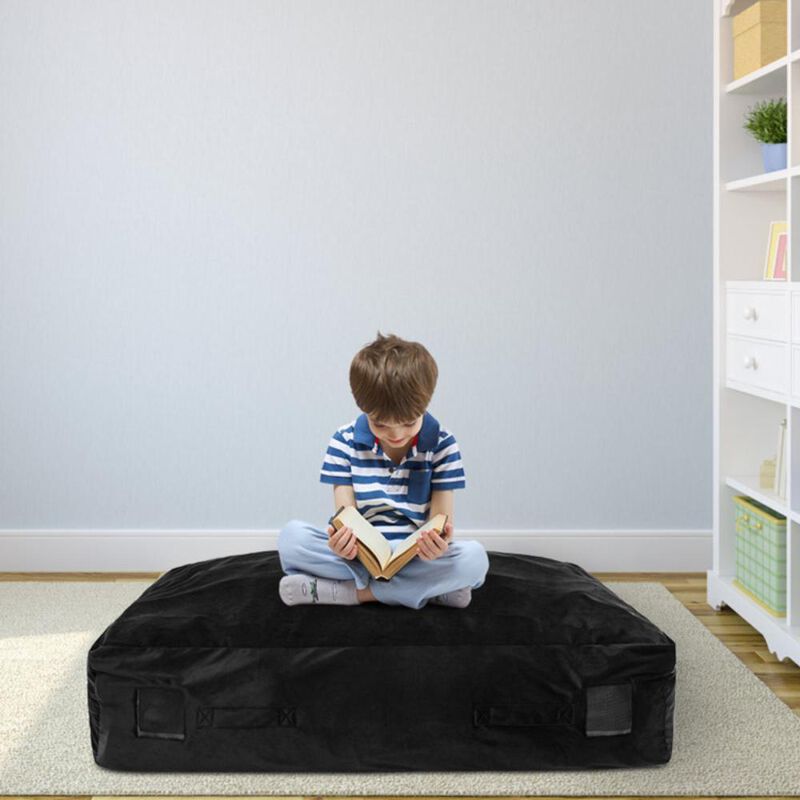 Hivvago Crash Pad Sensory Mat with Foam Blocks and Washable Cover