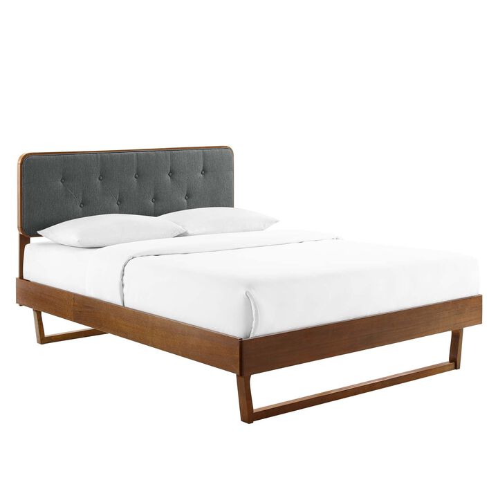 Modway - Bridgette Twin Wood Platform Bed with Angular Frame