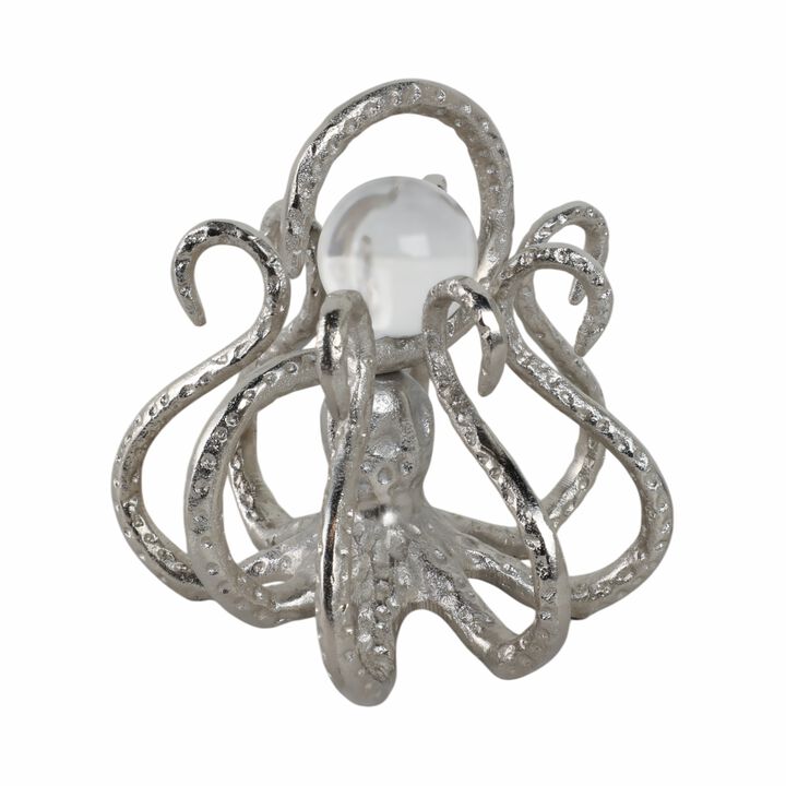 8x8" Octopus With Acrylic Ball