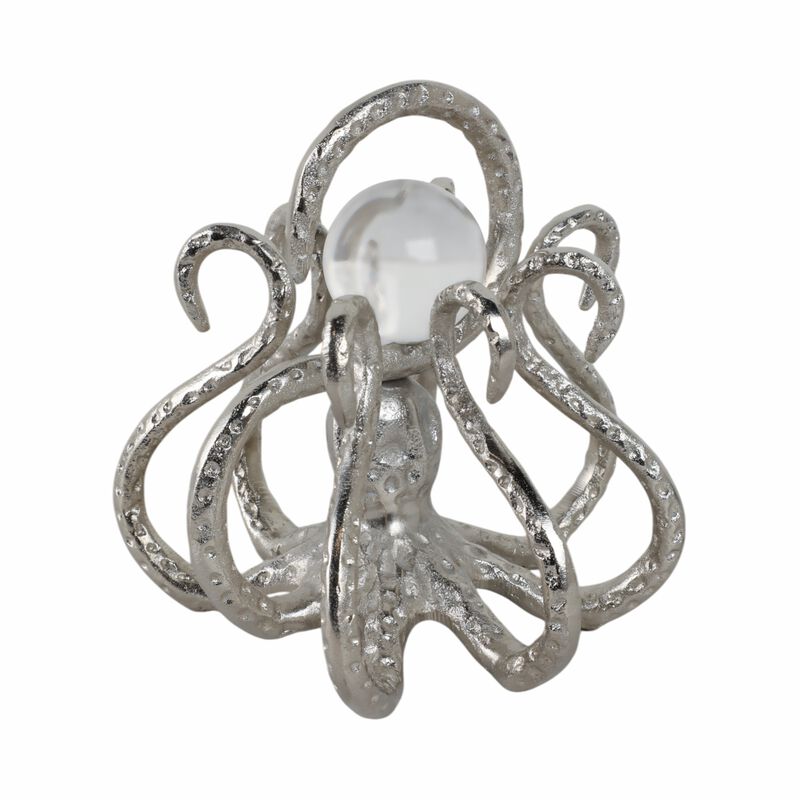 8x8" Octopus With Acrylic Ball image number 1