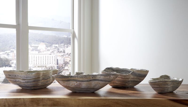 Cast Medium Onyx Bowl in Faux Finish